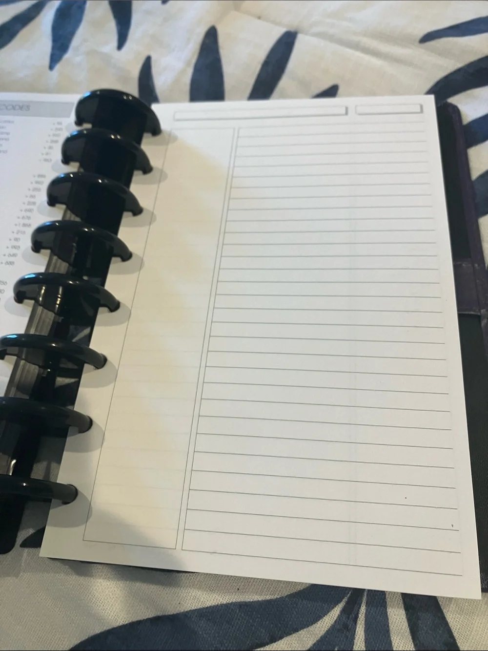 Levenger Circa Leather Planner Cover and refills in Junior Size